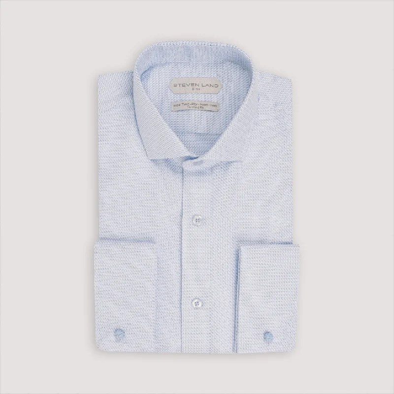 The Oliver Dress Shirt | Semi Spread Collar | Angled French Cuff | 100% Cotton Hip Men's Urban