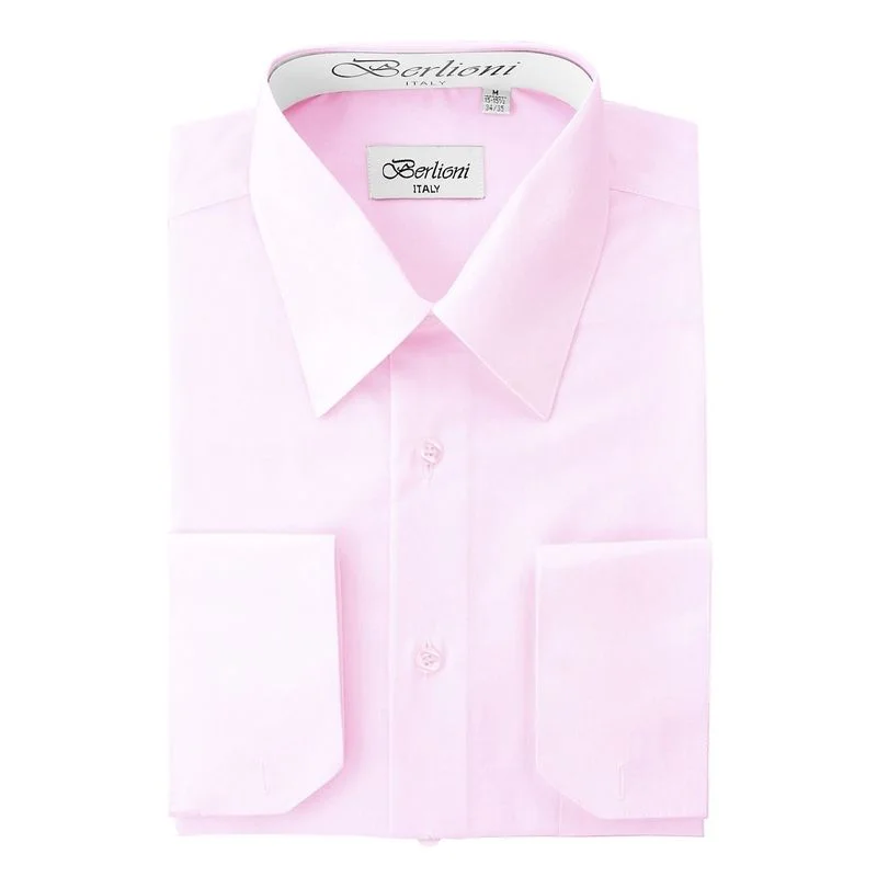 French Convertible Shirt | N°203 | Pink Casual Men's Short