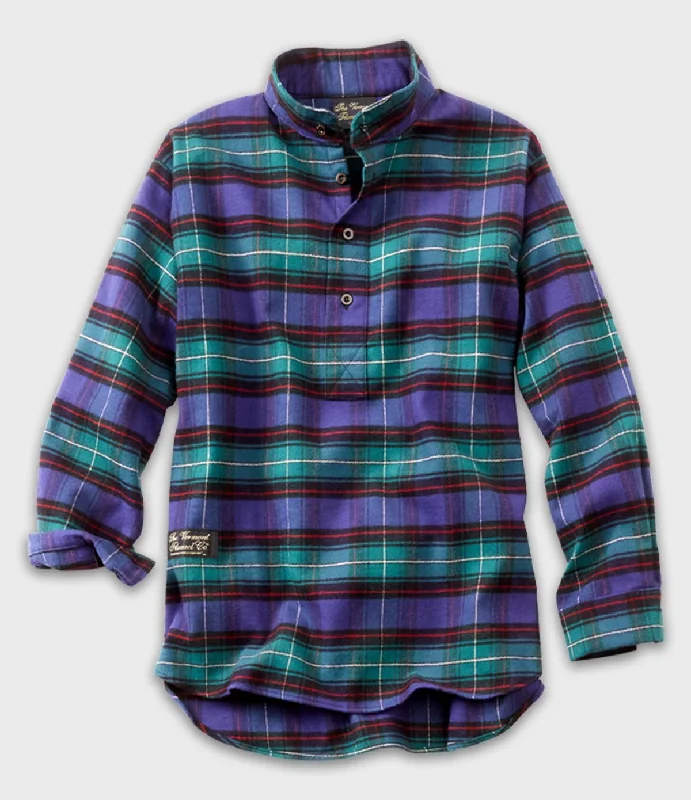 Henley Flannel Shirt - Vermont Practical Men's Multi