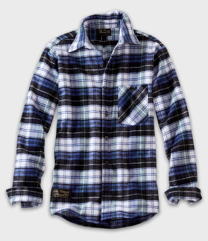 Lightweight Fitted Flannel Shirt - Campbell Masculine Men's Thick