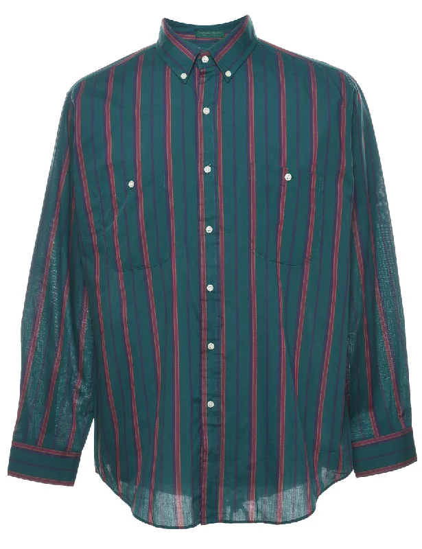 Striped Shirt - L Traditional Men's Country