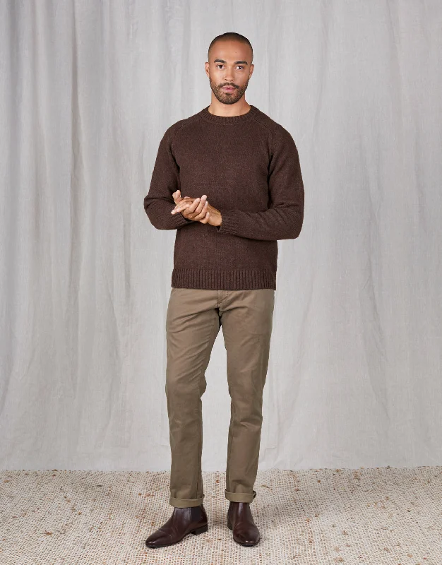 Soho Light Brown Twill Chinos Stylish Men's Tropical 