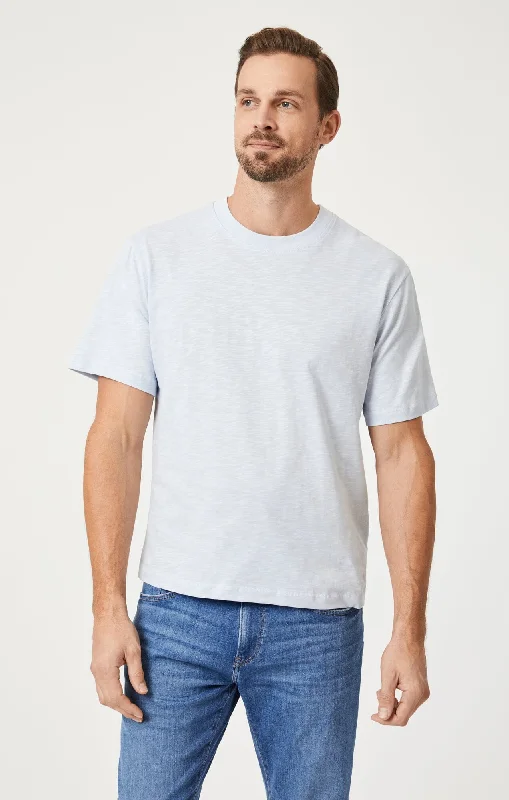 SHORT SLEEVE T-SHIRT IN ARCTIC ICE Edgy Men's Punk