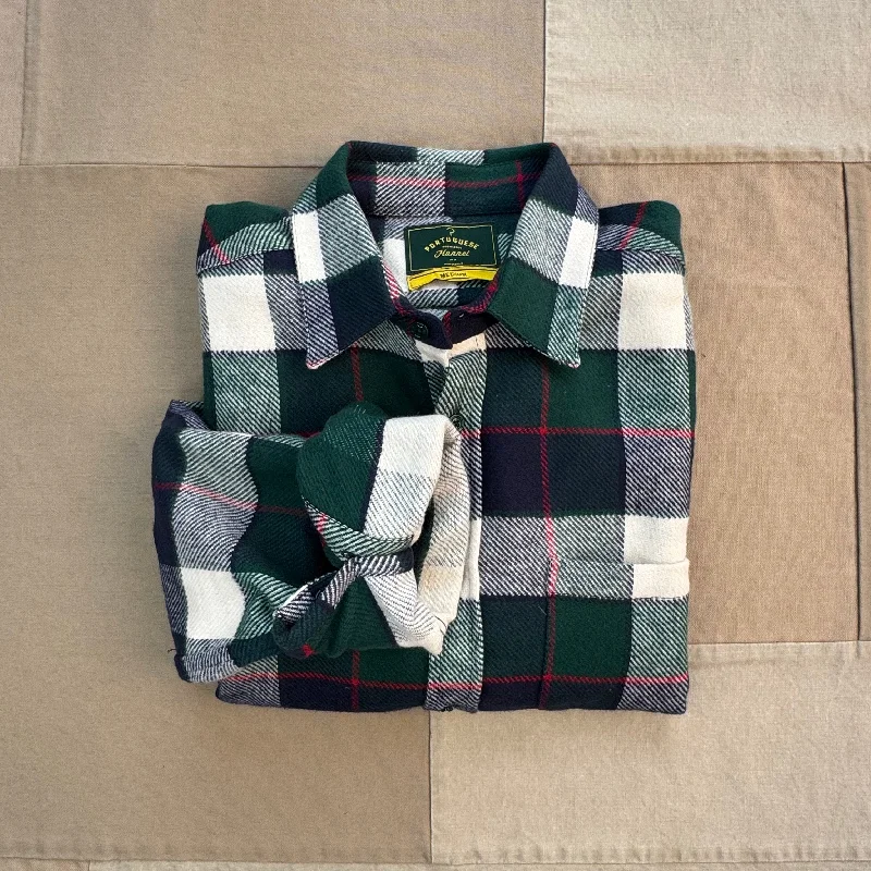 Bottle Flannel Shirt Minimalist Men's Casual 