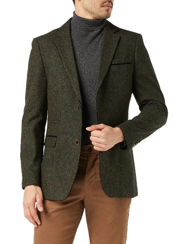 DANE - GREEN TWEED BLAZER Sharp Men's Italian