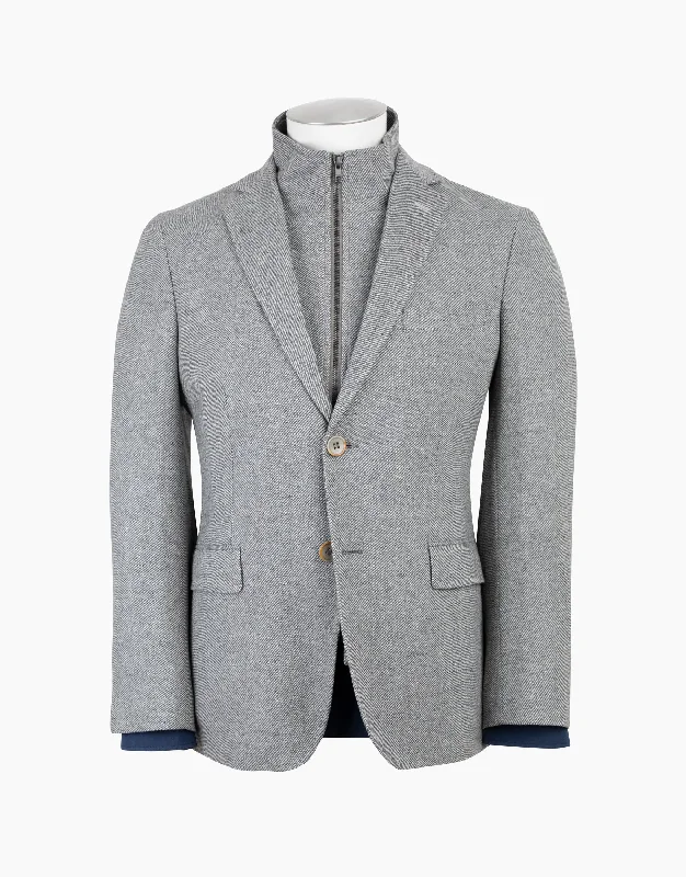 Sestri Grey Blazer Trendy Men's Scandinavian