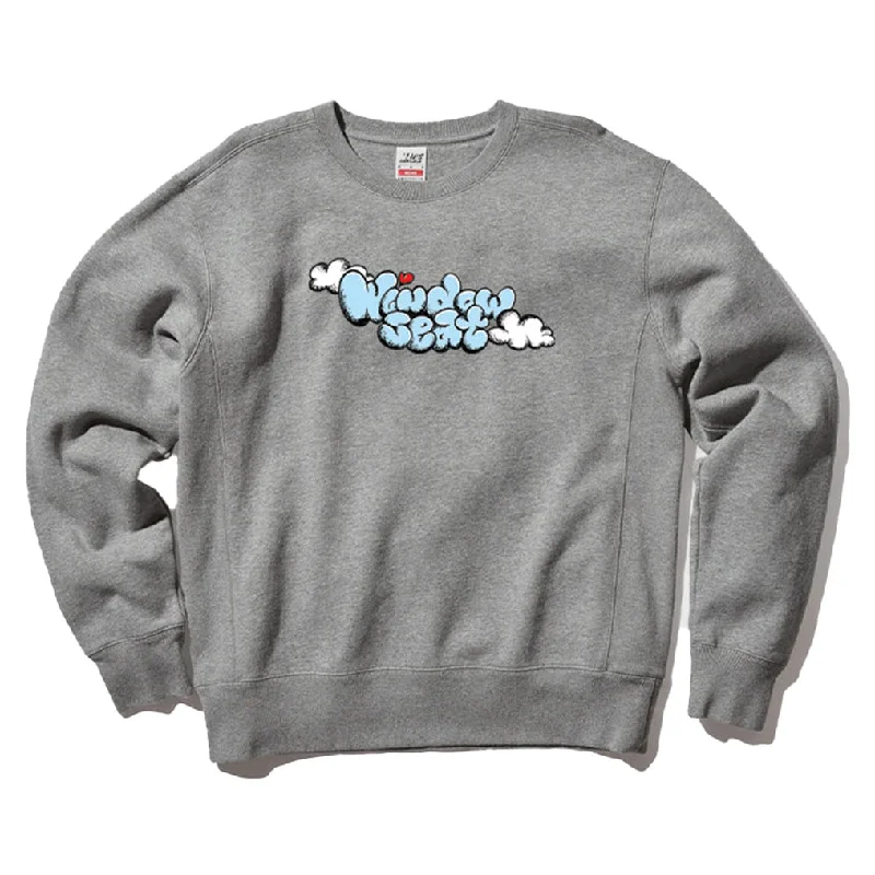 Window Seat Studio Works Love is in the Air Studio Crew Heather Grey Confident Men's Power