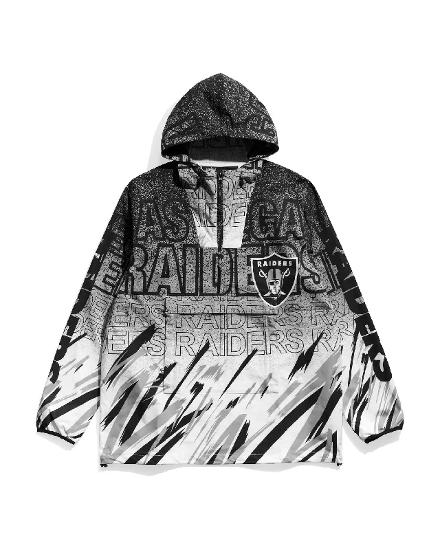 Las Vegas Raiders Sketch Anorak Jacket Trendy Men's Scandinavian