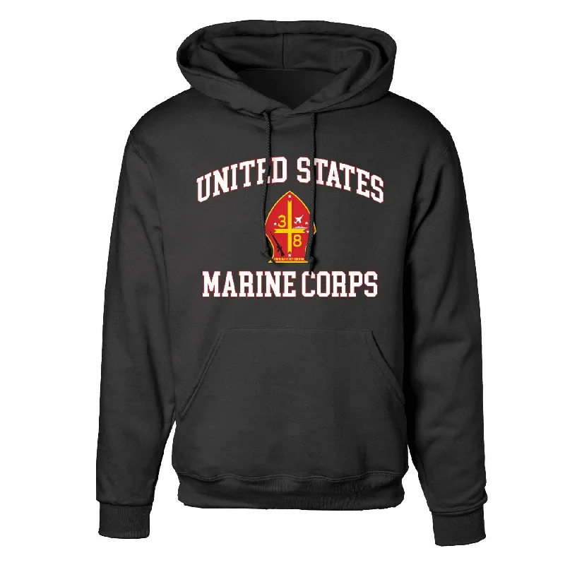 3rd Battalion 8th Marines USMC Hoodie Lumberjack