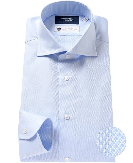 TOKYO SLIM FIT -  Italian Spread  Royal Oxford Sea Island Cotton Beach