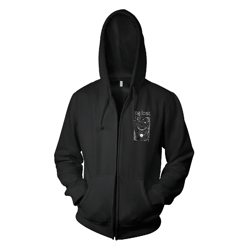 Pg.lost "Versus" Zip Hoodie Elegant Men's Cashmere