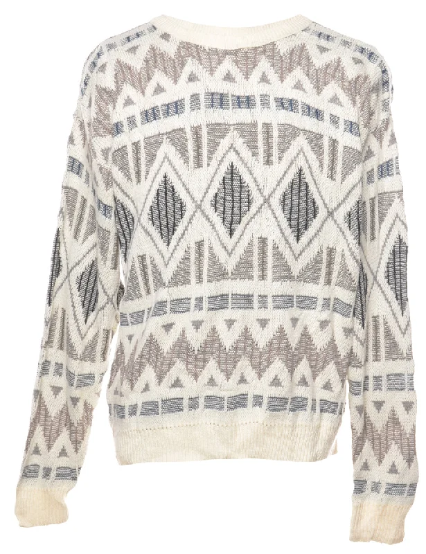 Nordic Vintage Jumper - L Sophisticated Men's 