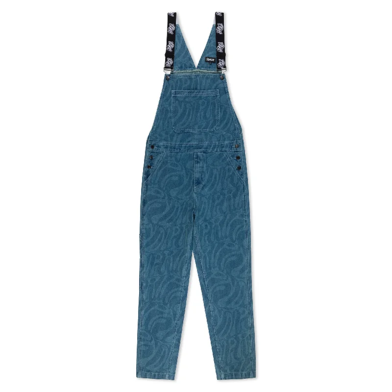 Wilshire Denim Overalls (Medium Wash) Elegant Men's Cashmere