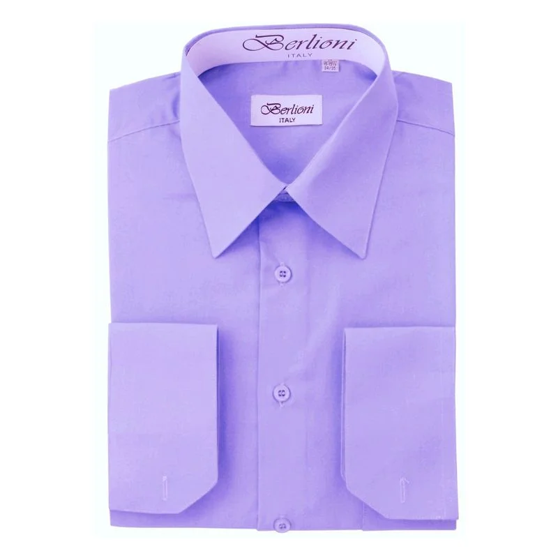 French Convertible Shirt | N°211 | Lilac Refined Men's Classic 