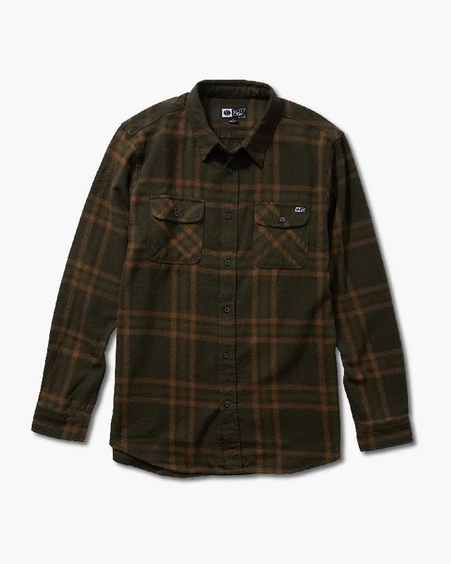 Landfall Flannel - Olive Lumberjack