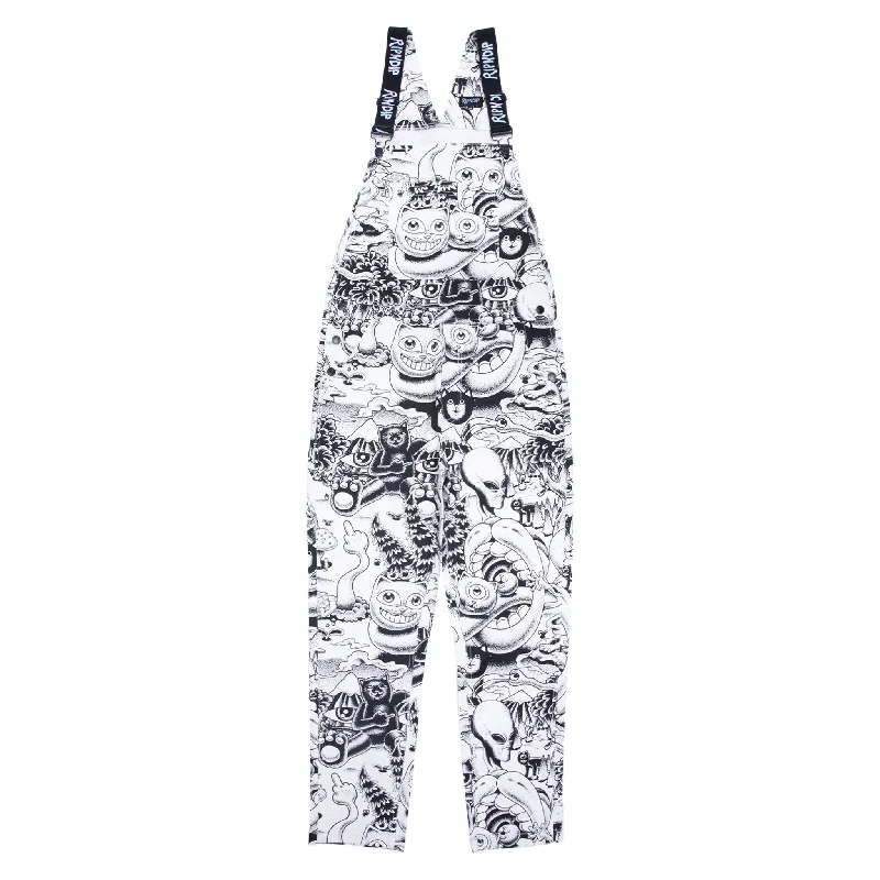 Dark Twisted Fantasy Overalls (Black/White) Refined Men's Hand