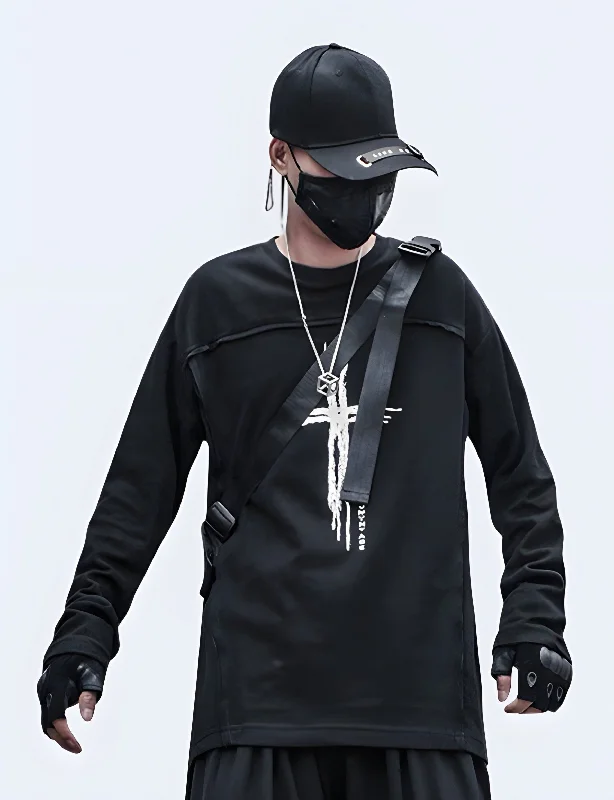 Goth Pullover Modern Men's 