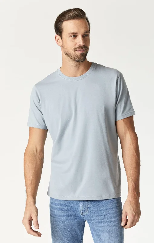 T-SHIRT IN ALUMINUM NATURAL DYE Relaxed Men's Australian 