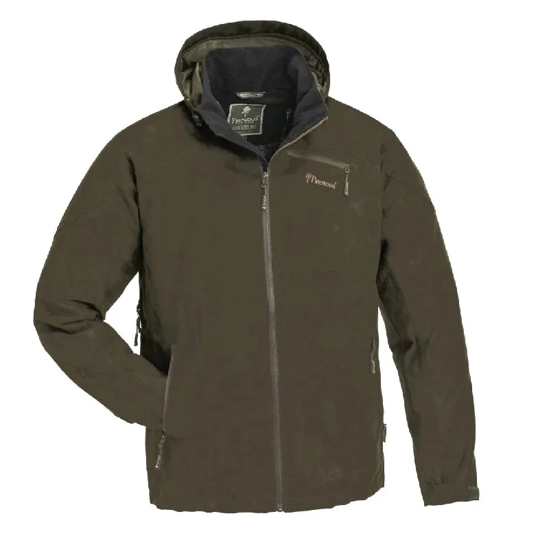 Pinewood Grouse Lite Jacket - Hunting Brown - (Size UK Large) Polished Men's Satin