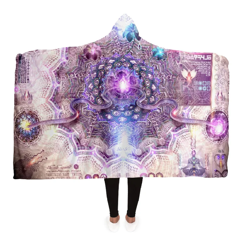 Sahasrara | Crown Chakra Hooded Blanket Sherpa Dapper Men's 1920S