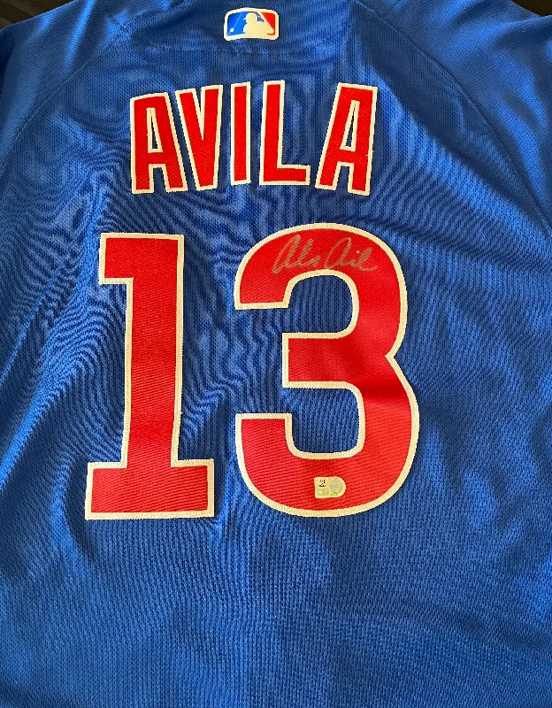 Alex Avila Autographed Authentic Chicago Cubs 2017 Postseason Jersey - Player's Closet Project Organic