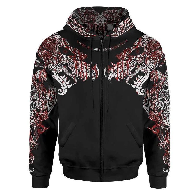 Ragnarök Zip Hoodie-Limited Dynamic Men's Moto