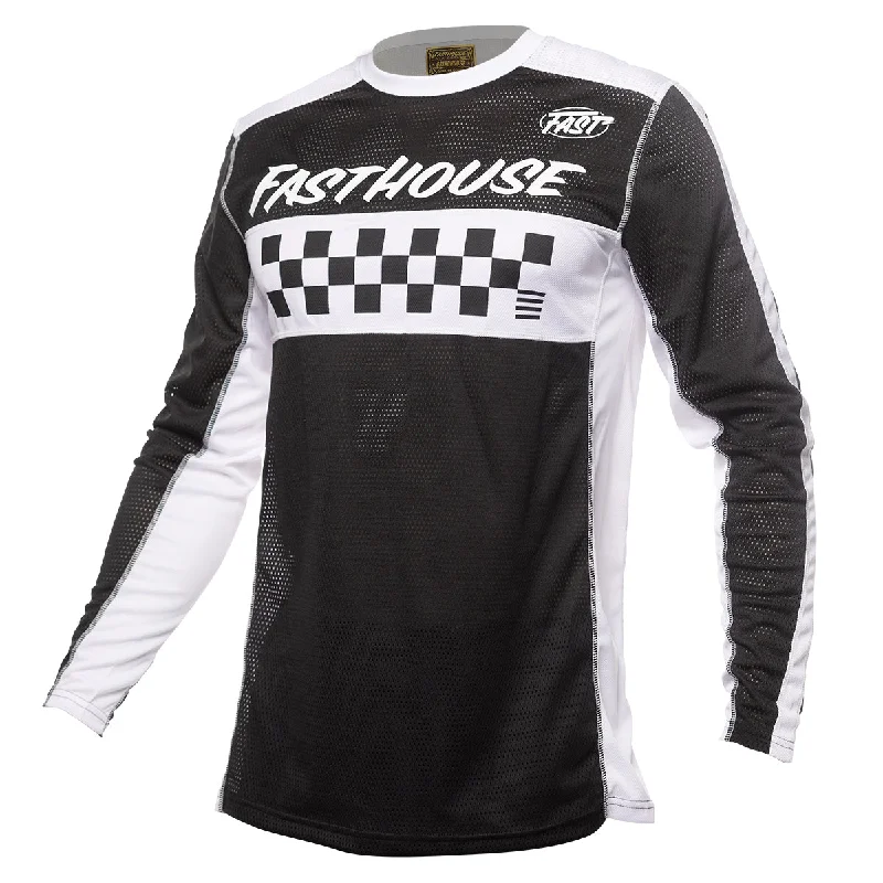 Grindhouse Waypoint Jersey - Black/White Casual Men's Loose