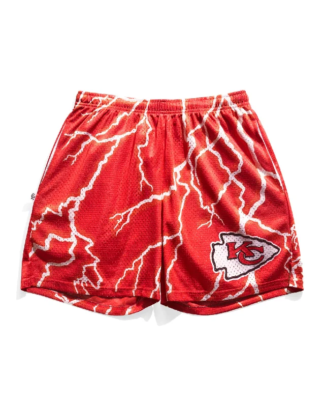 Kansas City Chiefs Lightning Retro Shorts British Gentleman Style