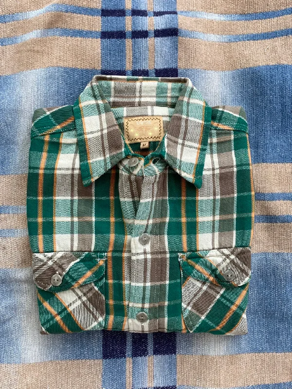 Washed Flannel Workshirt - Woodworker Plaid Vacation