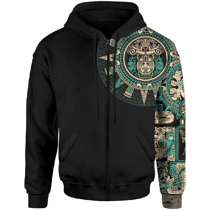 Jaguar Warrior Zip Hoodie Polished Men's Silk