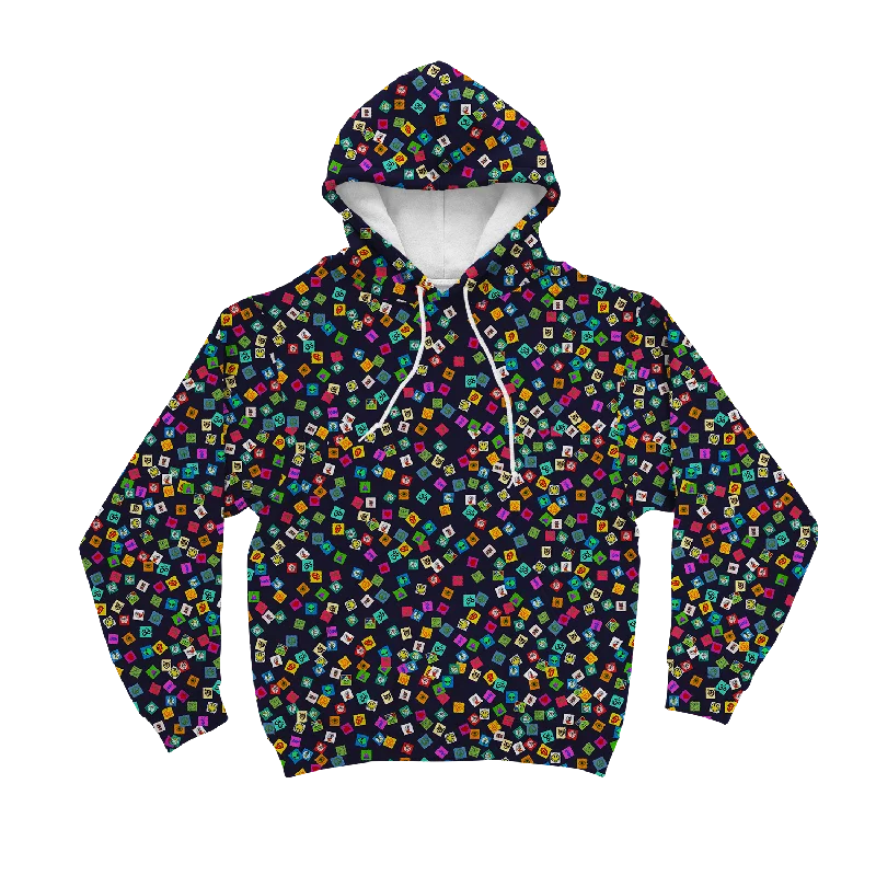 Tabs All Over Print Unisex Hoodie Dynamic Men's High