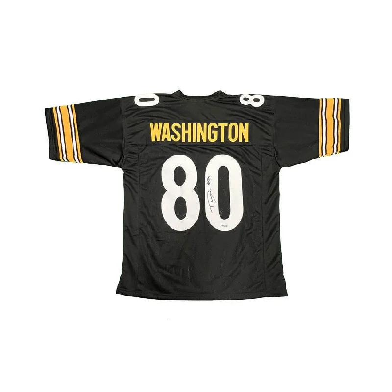 Darnell Washington Signed Custom Black Football Jersey Hip Men's Retro