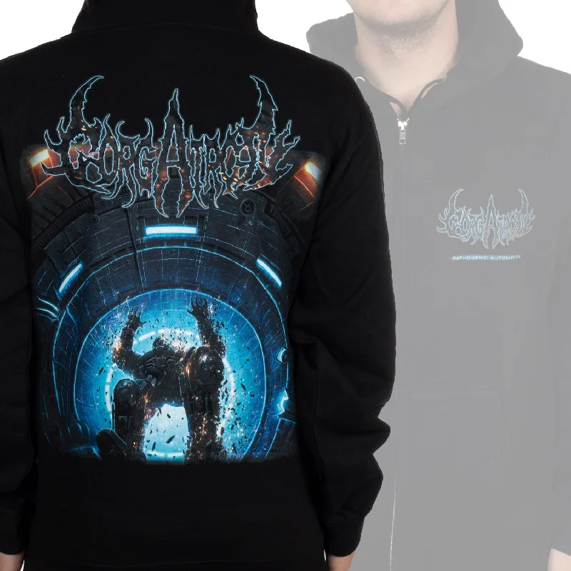 Gorgatron "Pathogenic Automation" Zip Hoodie Vintage Men's 1970S Disco