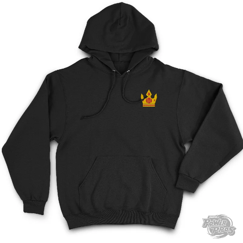 Embroidery Baseball King hoodie Traditional Men's Wool