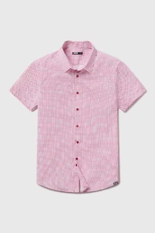 Motive Short Sleeve Diamond Cclassic Men's Tweed