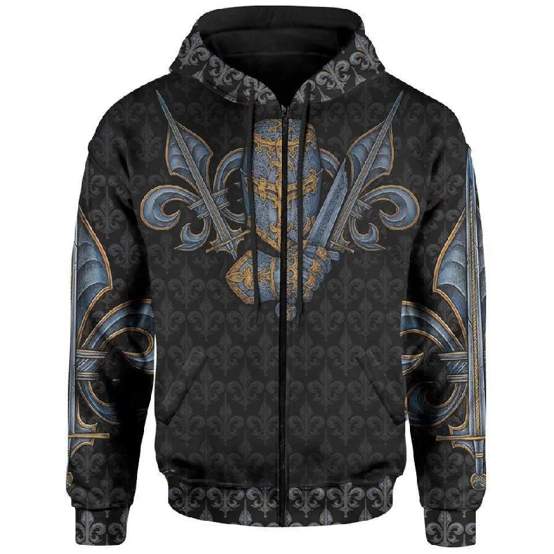 Knight Zip Hoodie Bohemian Men's Free