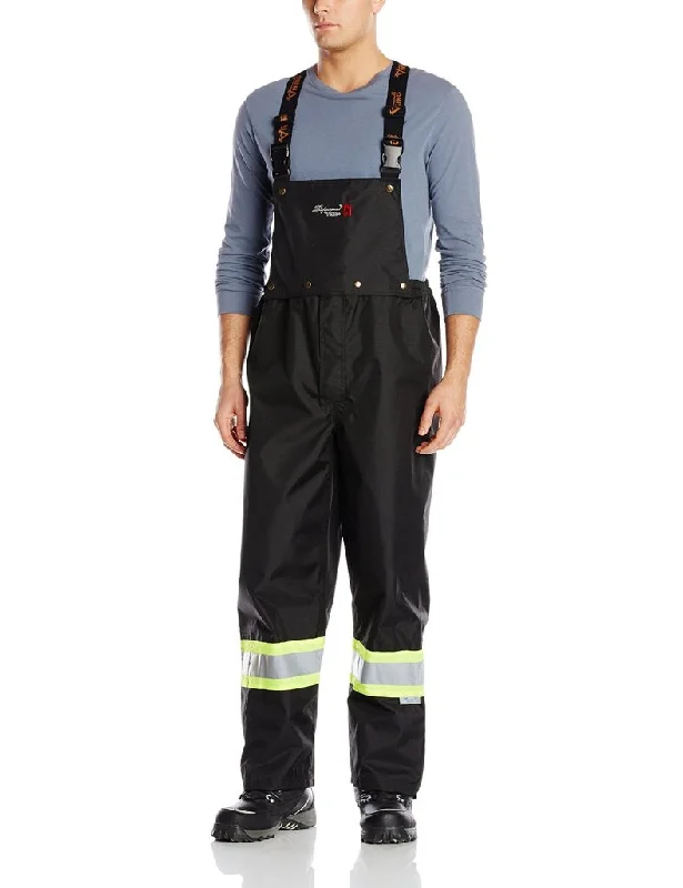 Viking Professional Black Journeyman 300D Rip-stop FR Bib Pants 3907FRP Bold Men's Animal