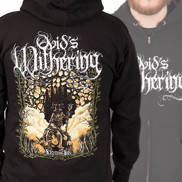 Ovid's Withering "Scryers of the Ibis CD Cover" Zip Hoodie Refined Men's Velvet