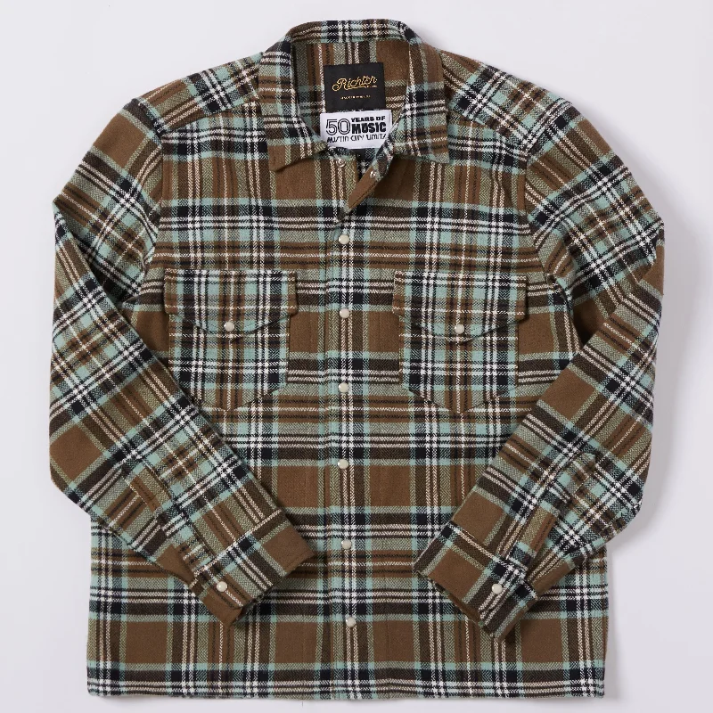 1974 Plaid Flannel Tough Men's Tactical