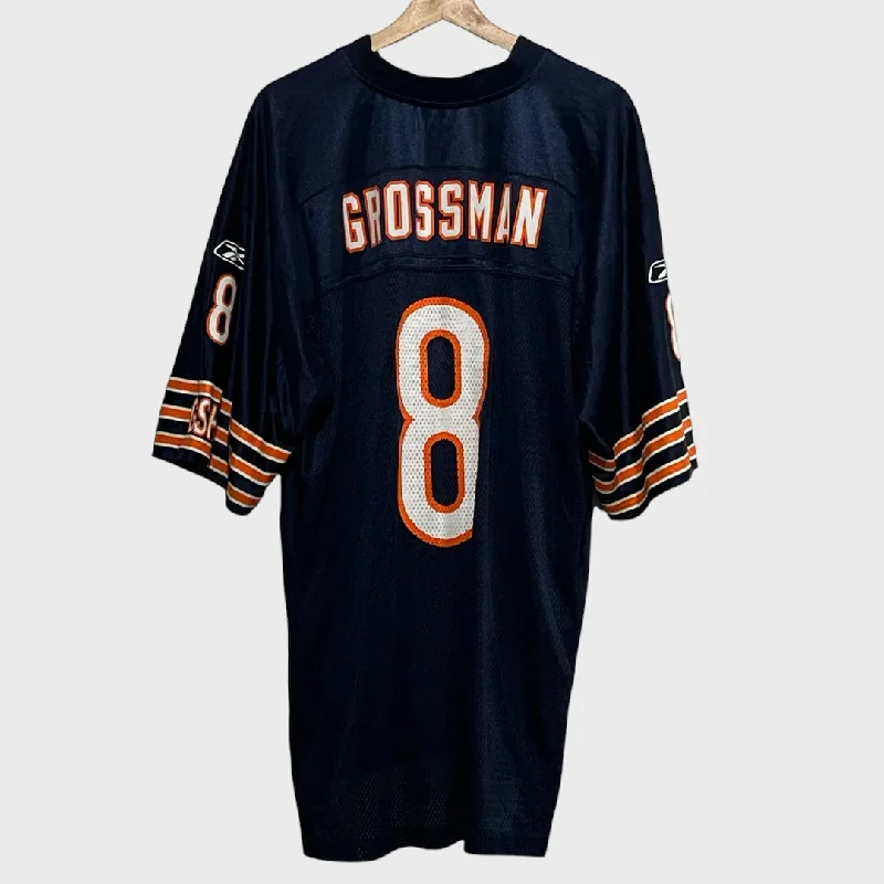 Rex Grossman Chicago Bears Jersey L Polished Men's Satin