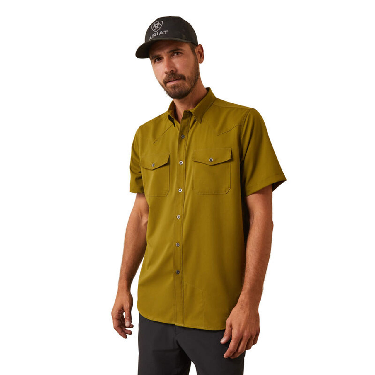 Ariat Men's Avocado Ventek Shirt Relaxed Men's Beach