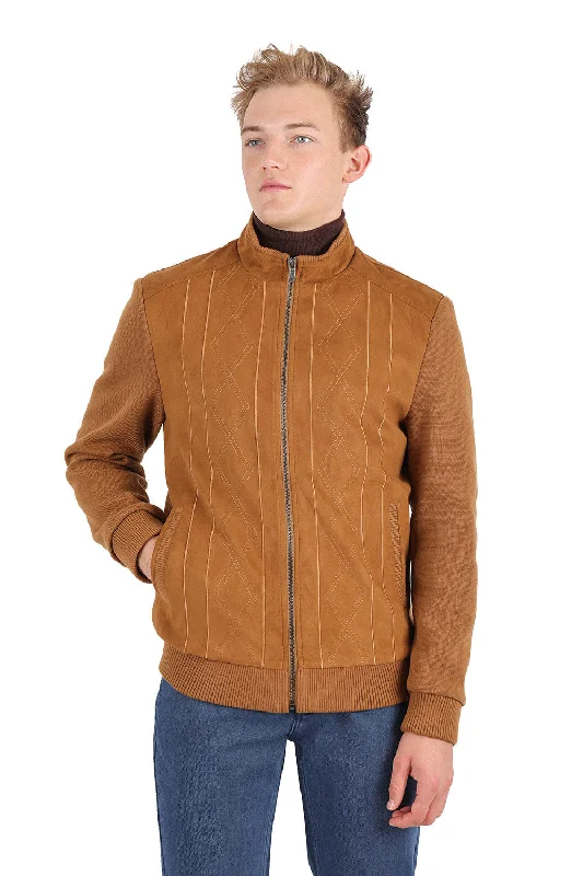 Ritzy Coating Bomber Jacket Earthy Men's Hemp