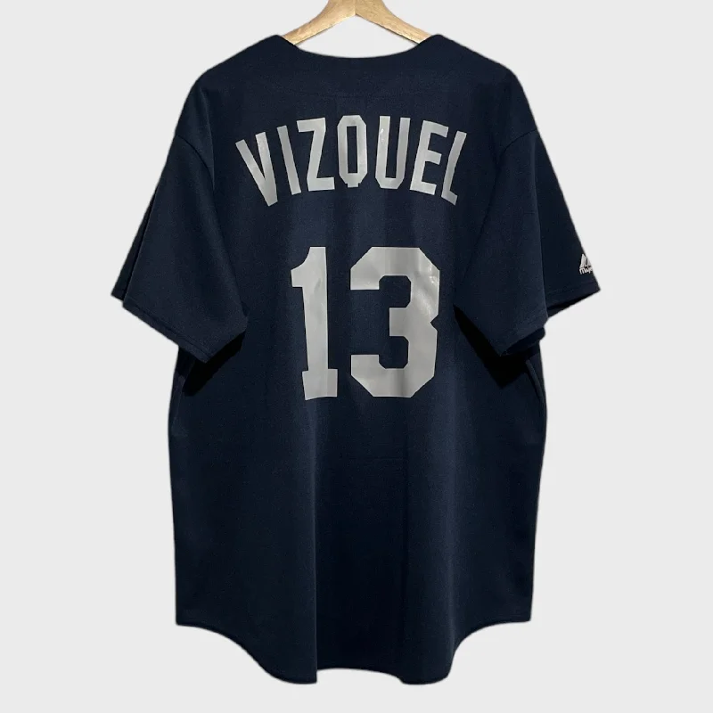 Vintage Omar Vizquel Seattle Mariners Jersey XL Business