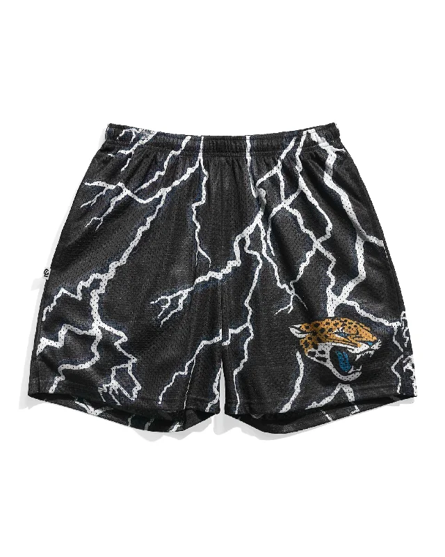 Jacksonville Jaguars Lightning Retro Shorts Preppy Men's College