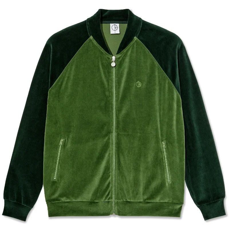 Polar Skate Co. Ralph Jacket Garden Green Velour Edgy Men's Punk