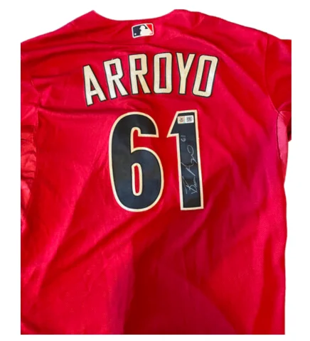 Bronson Arroyo Autographed Authentic Diamondbacks Jersey - Player's Closet Project Stylish Men's Tropical 