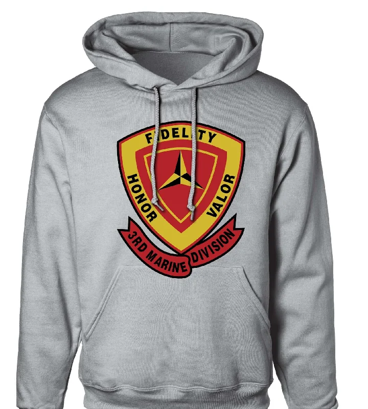 3rd Marine Division Hoodie Modern Men's Tech