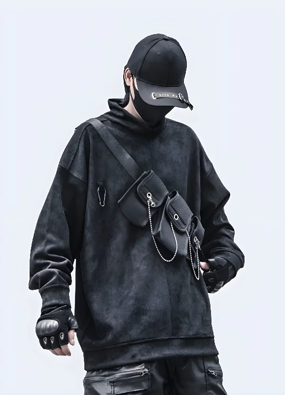 Techwear Pullover Luxurious Men's High