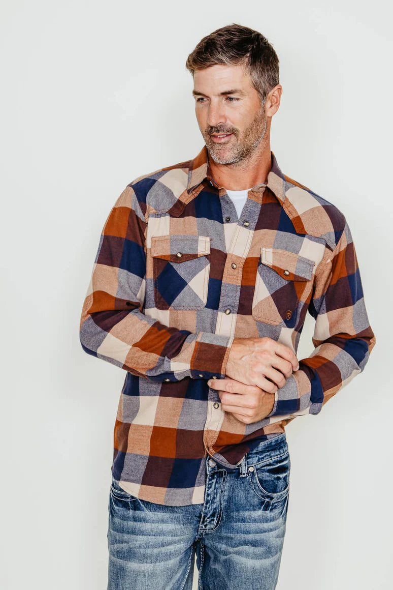 Ariat Men’s Retro Flannel Shirt Hip Men's Retro