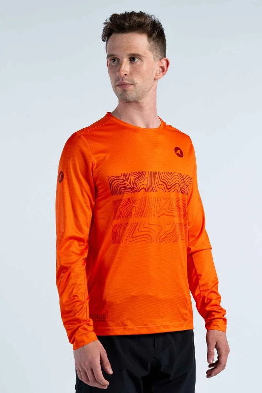 Men's Range Trail Lite LS Tee Stylish Men's Tropical 